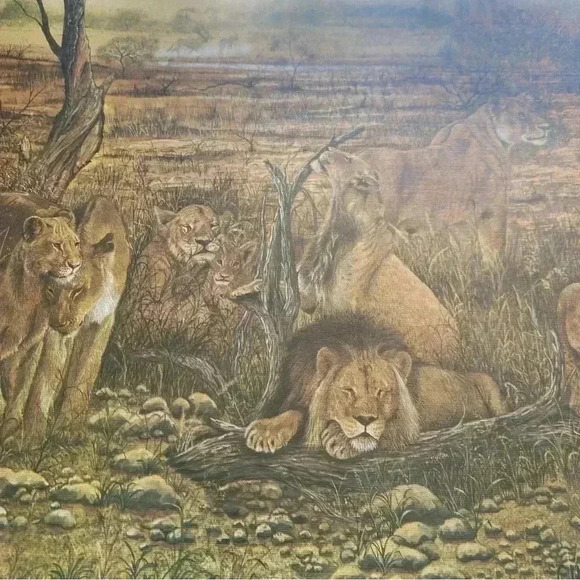 Lion Special Edition 1500 Piece Puzzle Big Five Series by Charlotte Firbank King - Picture 2 of 11
